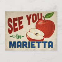Marietta Georgia Apple - Vintage Travel