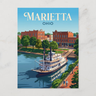 Carte Postale Marietta Ohio