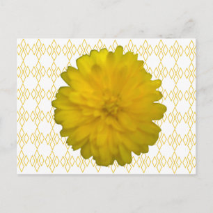 Carte postale Marigold jaune