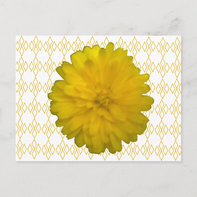 Carte postale Marigold jaune (Devant)