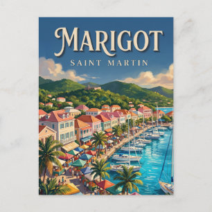 Carte Postale Marigot, Saint-Martin France