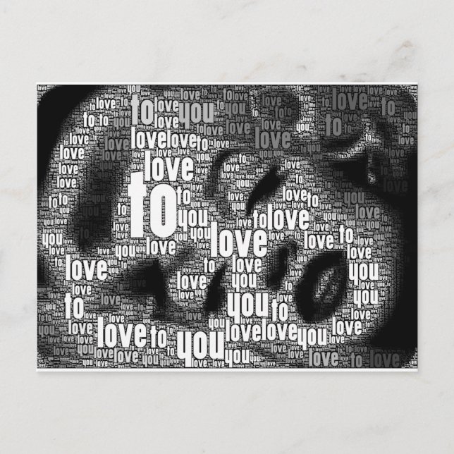 CARTE POSTALE MARILYN NUMÉRIQUE (Devant)