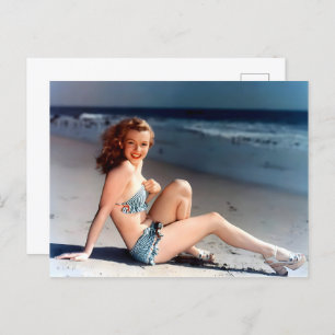Carte Postale Marilyn poster vintage