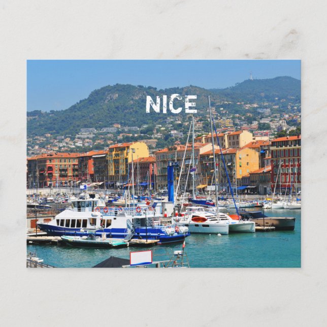 Carte Postale Marina à Nice, France (Devant)