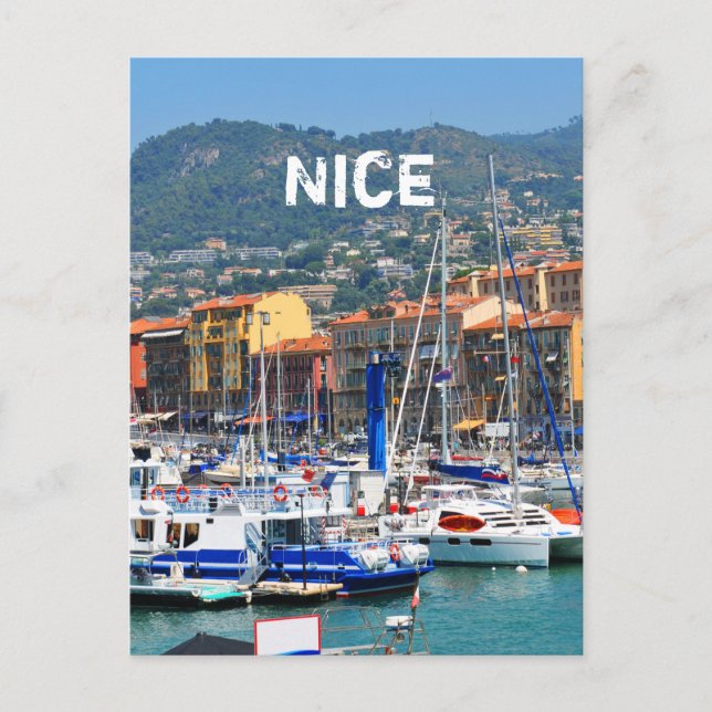 Carte Postale Marina à Nice, France (Devant)
