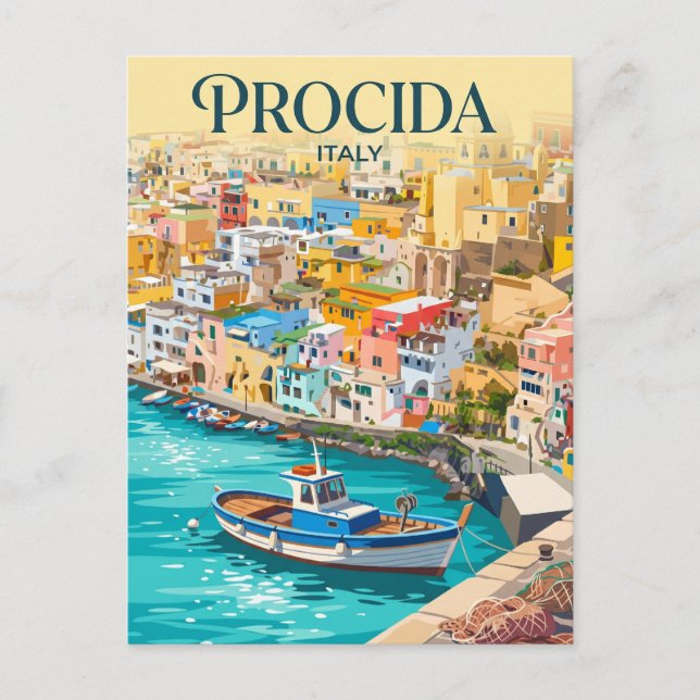 Carte Postale Marina Corricella Italie (Devant)