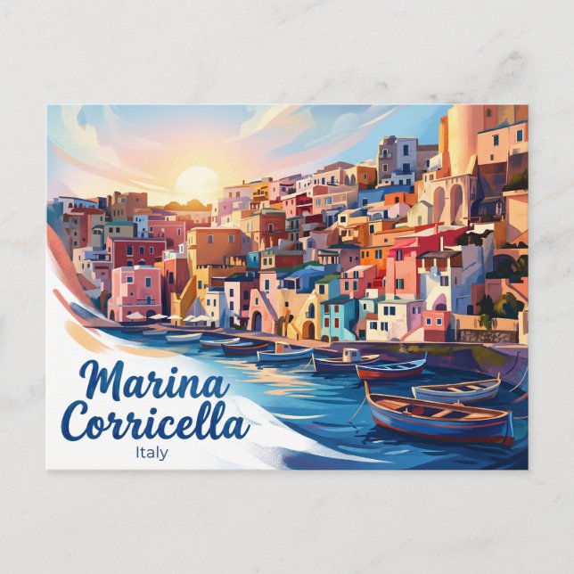 Carte Postale Marina Corricella Italie (Devant)