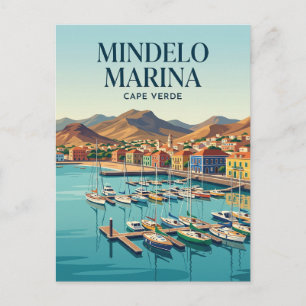 Carte Postale Marina de Mindelo Cap-Vert