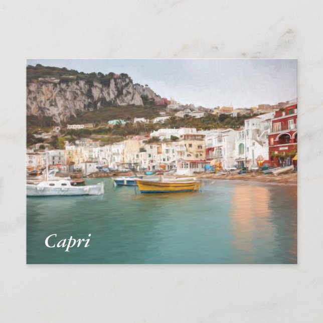 Carte Postale Marina grande, Capri, Campanie, Italie (Devant)