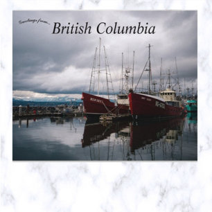 Carte Postale Marina municipale de Comox Colombie-Britannique Ca