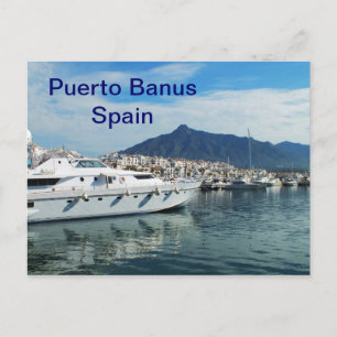 Carte Postale Marina, Puerto Banus, Espagne