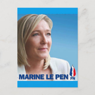Carte Postale Marine Le Pen