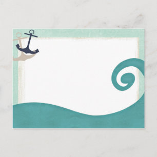 Carte postale marine Ocean Wave Achors