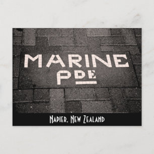 Carte Postale Marine Parade, Napier, Nouvelle-Zélande
