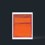 Carte Postale Mark Rothko art dans le style numérique 11<br><div class="desc">Représentation du style Mark Rothko dans les couleurs numériques</div>