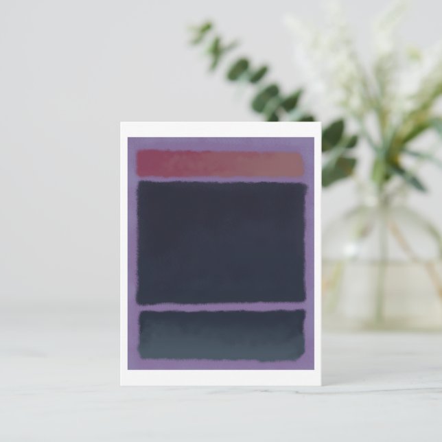 Carte Postale Mark Rothko art dans le style numérique 13 (Debout devant)