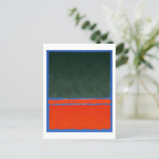 Carte Postale Mark Rothko art dans le style numérique 14