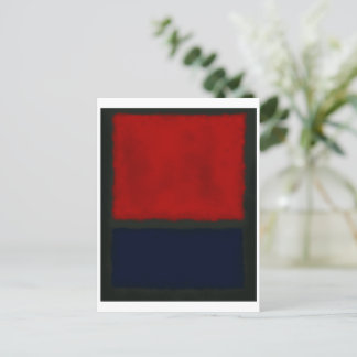 Carte Postale Mark Rothko art dans le style numérique 15