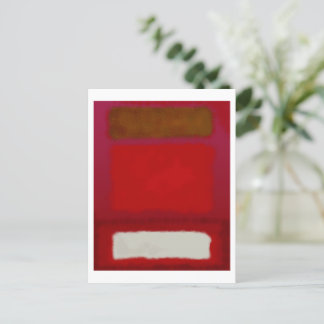 Carte Postale Mark Rothko art dans le style numérique 16