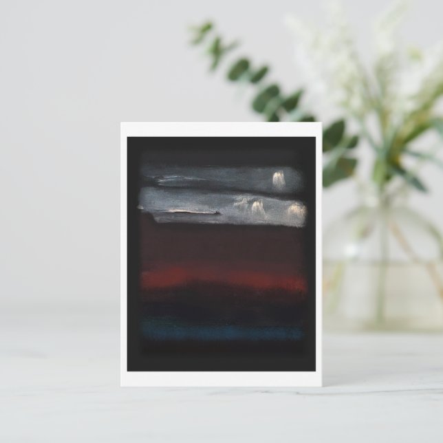 Carte Postale Mark Rothko art dans le style numérique 3 (Debout devant)