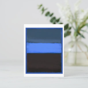 Carte Postale Mark Rothko art dans le style numérique 4