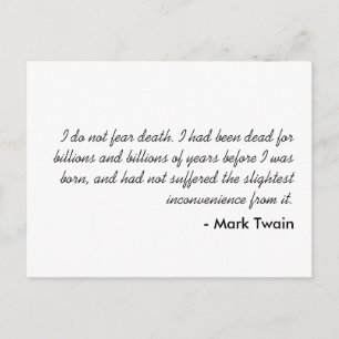 Carte Postale Mark Twain