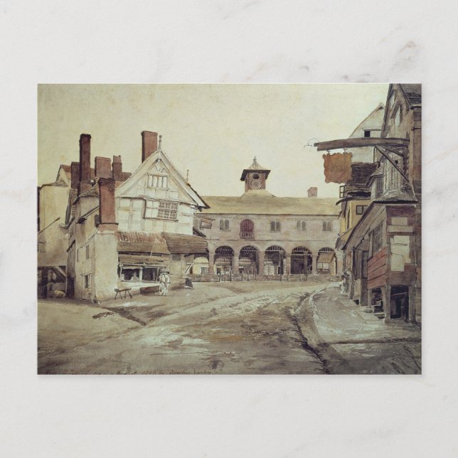 Carte Postale Market Place, Hereford, 1803 (Devant)
