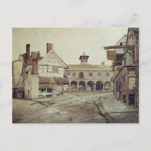 Carte Postale Market Place, Hereford, 1803