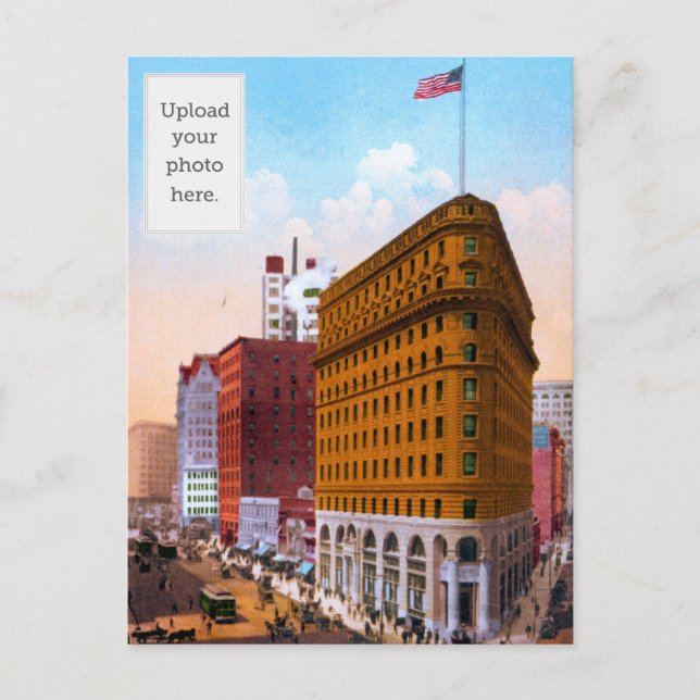 Carte Postale Market Street à l'ouest de Montgomery, San Francis (Devant)