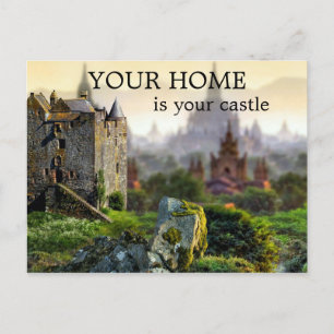 Carte postale Marketing Agent immobilier Castle