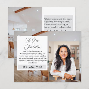 Carte Postale Marketing d'agent immobilier