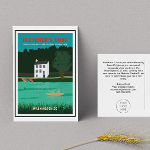 Carte Postale Marketing immobilier agent immobilier de Washingto