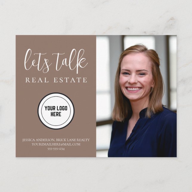 Carte Postale Marketing immobilier Brown neutre (Devant)