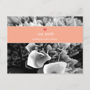 Carte postale marketing mariage ou organisateur d'