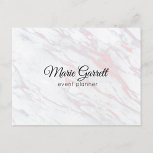 Carte Postale Marketing moderne en marbre rose et gris