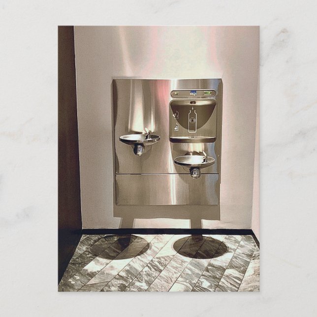 Carte Postale markyart oeuvre originale Fontaine de Foi (Devant)