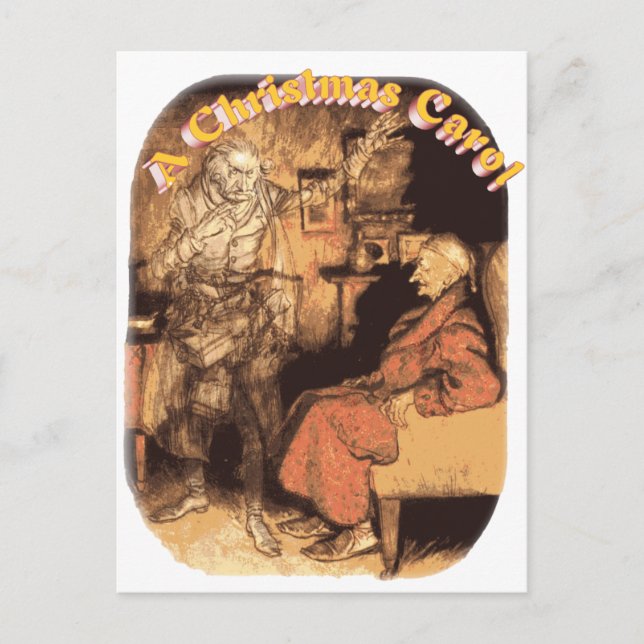 Carte Postale Marley et Scrooge (Devant)
