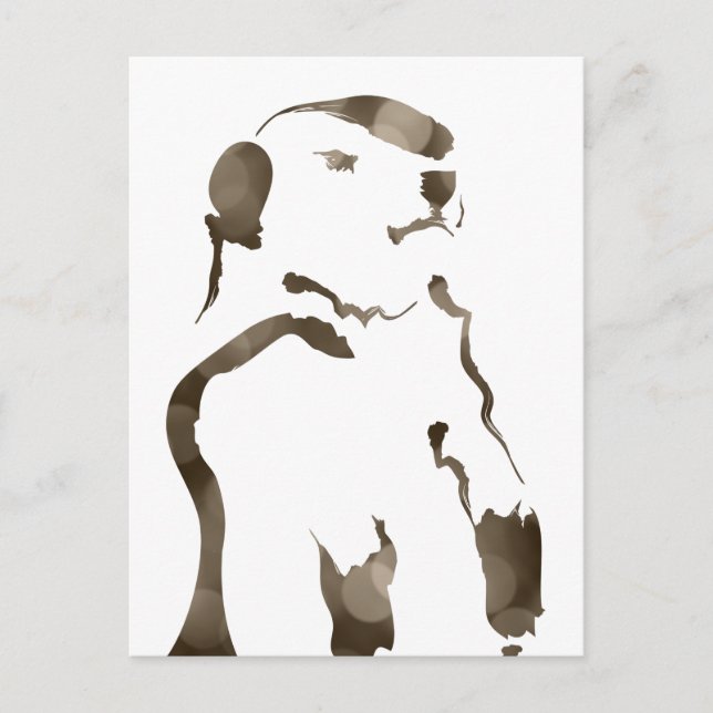 Carte Postale marmotte (Devant)