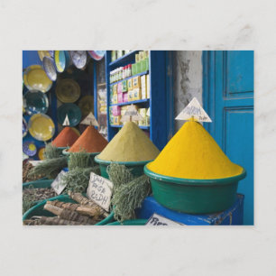Carte Postale MAROC, Côte Atlantique, ESSAOUIRA : Marché aux épi