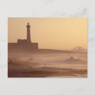 Carte Postale Maroc, Rabat, Phare au coucher du soleil avec