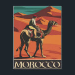 Carte Postale Maroc Vintage<br><div class="desc">Maroc Afrique du Nord Vintage voyage</div>