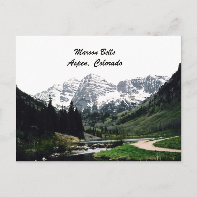 Carte Postale Maroon bells (Devant)