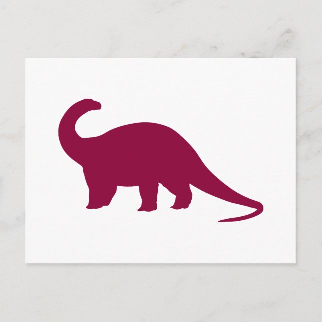 Carte Postale Maroon Dinosaur (Devant)