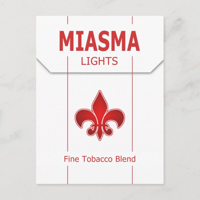 Carte Postale Marque de Miasme Faux (Devant)