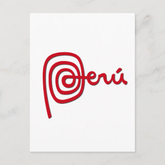 Carte Postale Marque Pérou / Marca Pérou