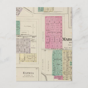 Carte Postale Marquette, Conway, Galva, Elyria, Ames, Kansas