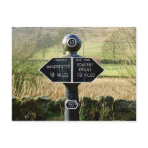 Marqueur de kilomètre sur le canal Rochdale