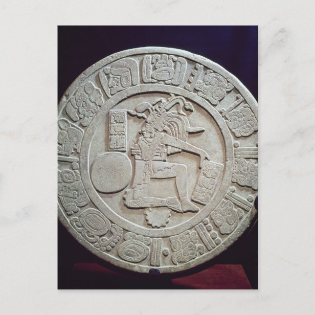 Carte Postale Marqueur de terrain de balle maya, Chinkultic (Devant)