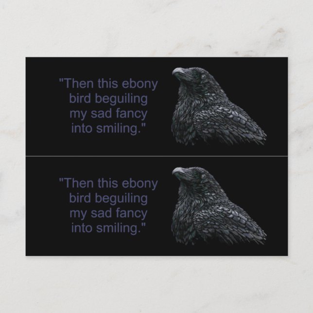 Carte Postale Marqueurs du livre corbeau (Devant)