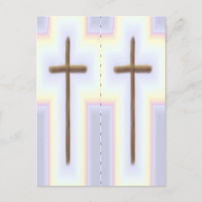 Carte Postale Marqueurs Rainbow Cross (Devant)